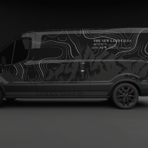 Terra Nova Night Edition vehicle wrap design
