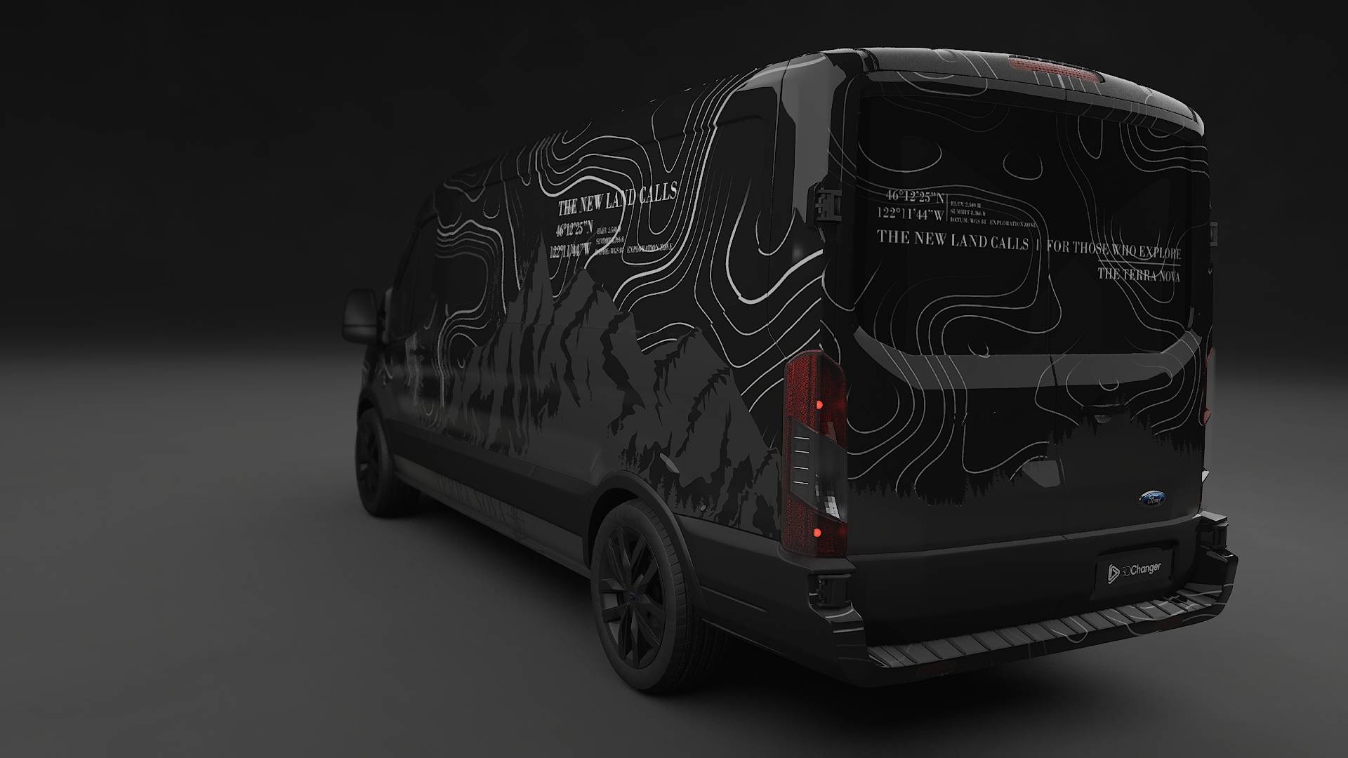 Terra Nova Night Edition vehicle wrap design
