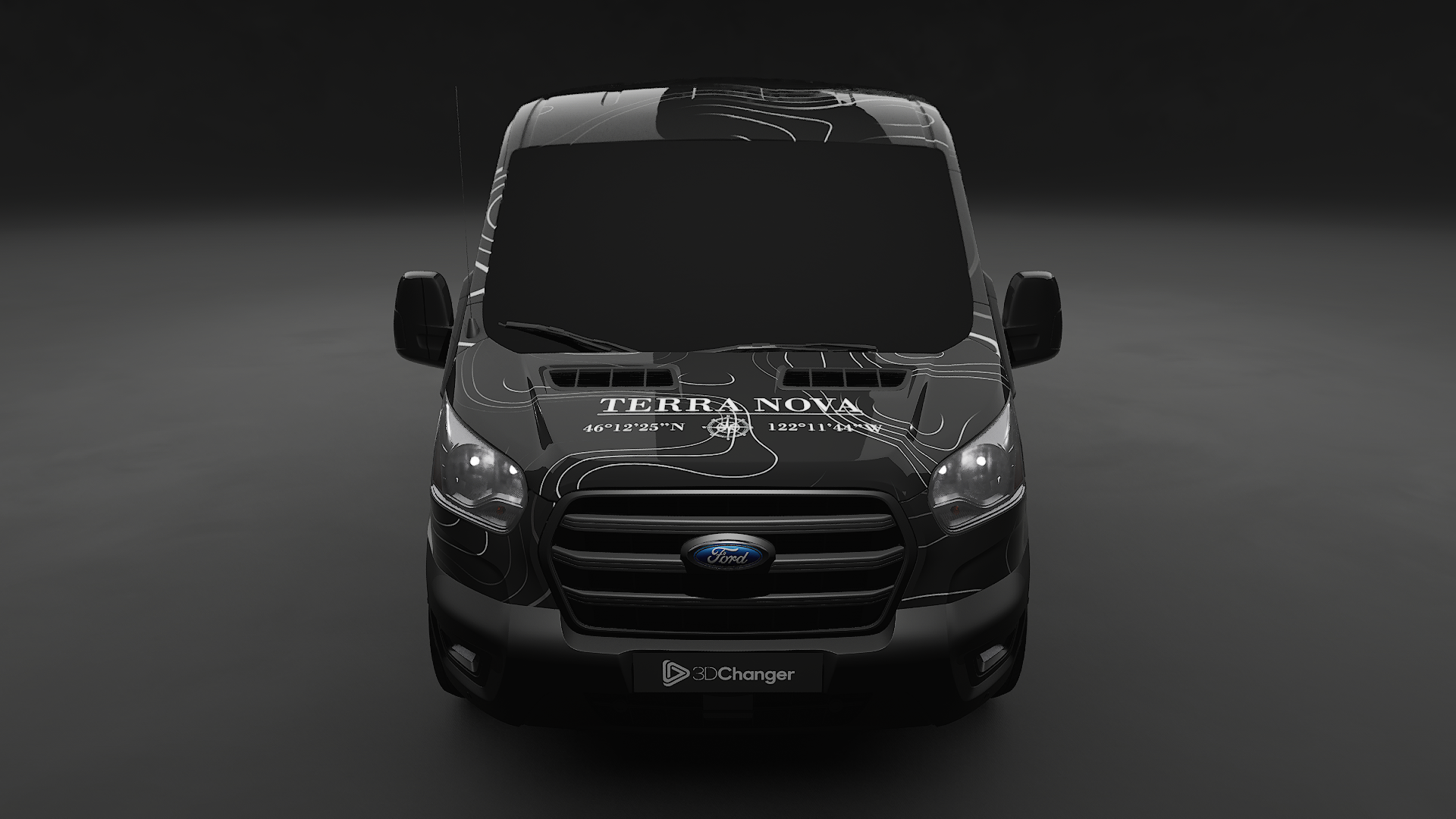 Terra Nova Night Edition vehicle wrap design