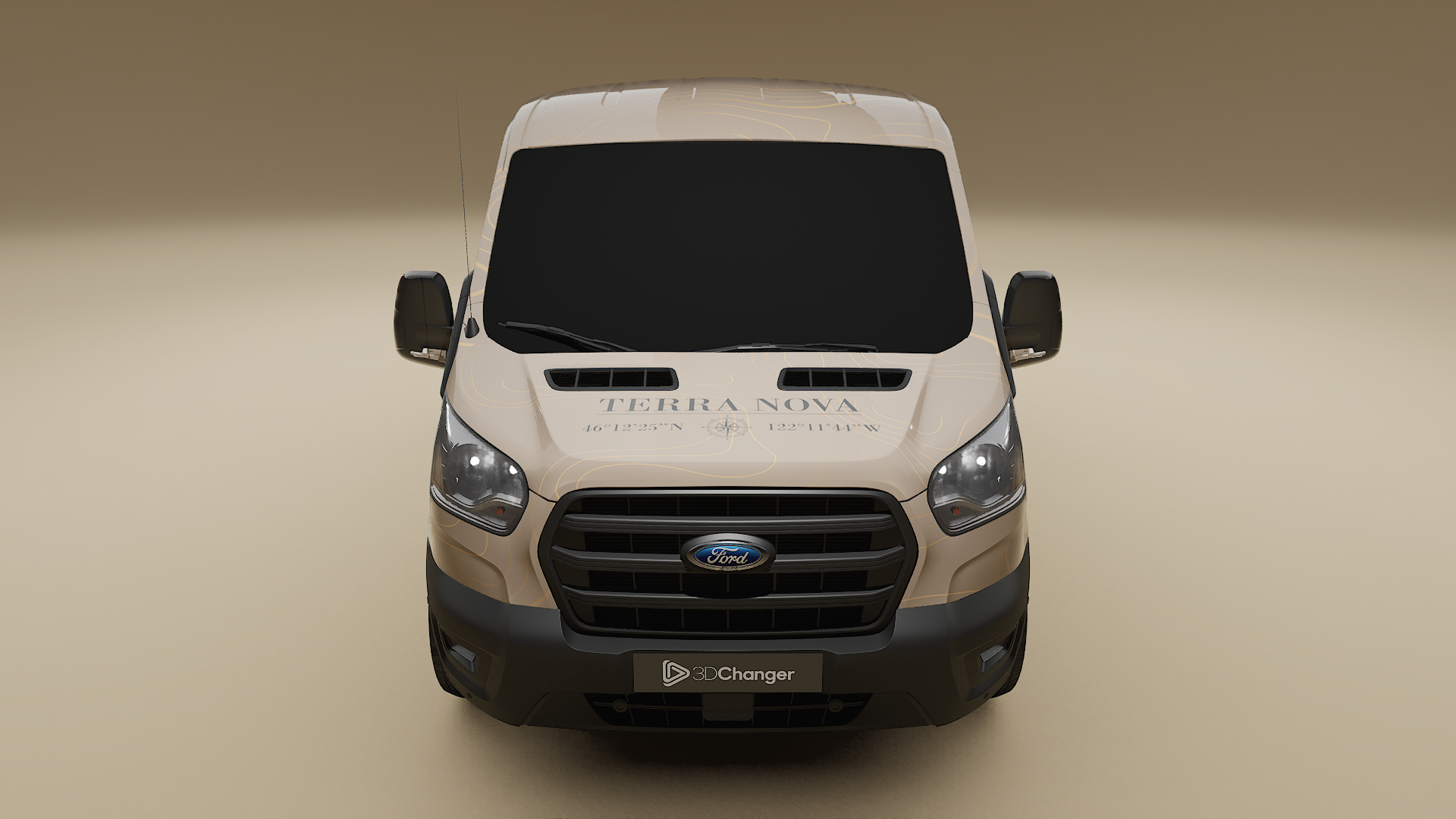 Terra Nova Sand Edition vehicle wrap design