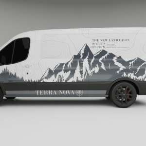 Terra Nova Snow Edition vehicle wrap design